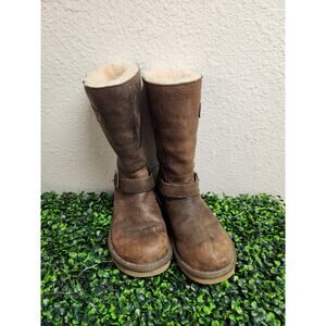 Ugg Australia Kensington Leather Boots Size 9